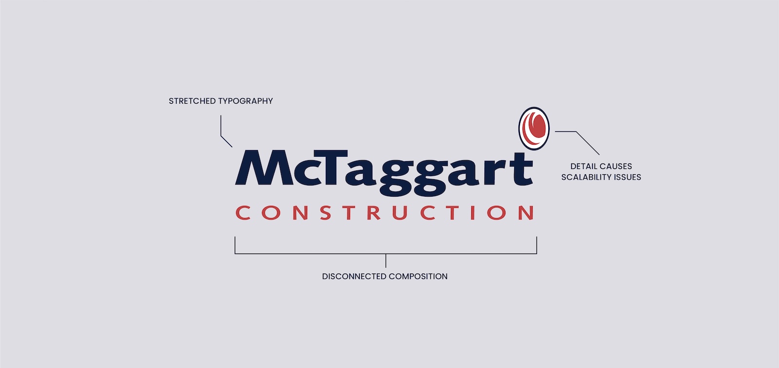 McTaggart Construction logo refinement